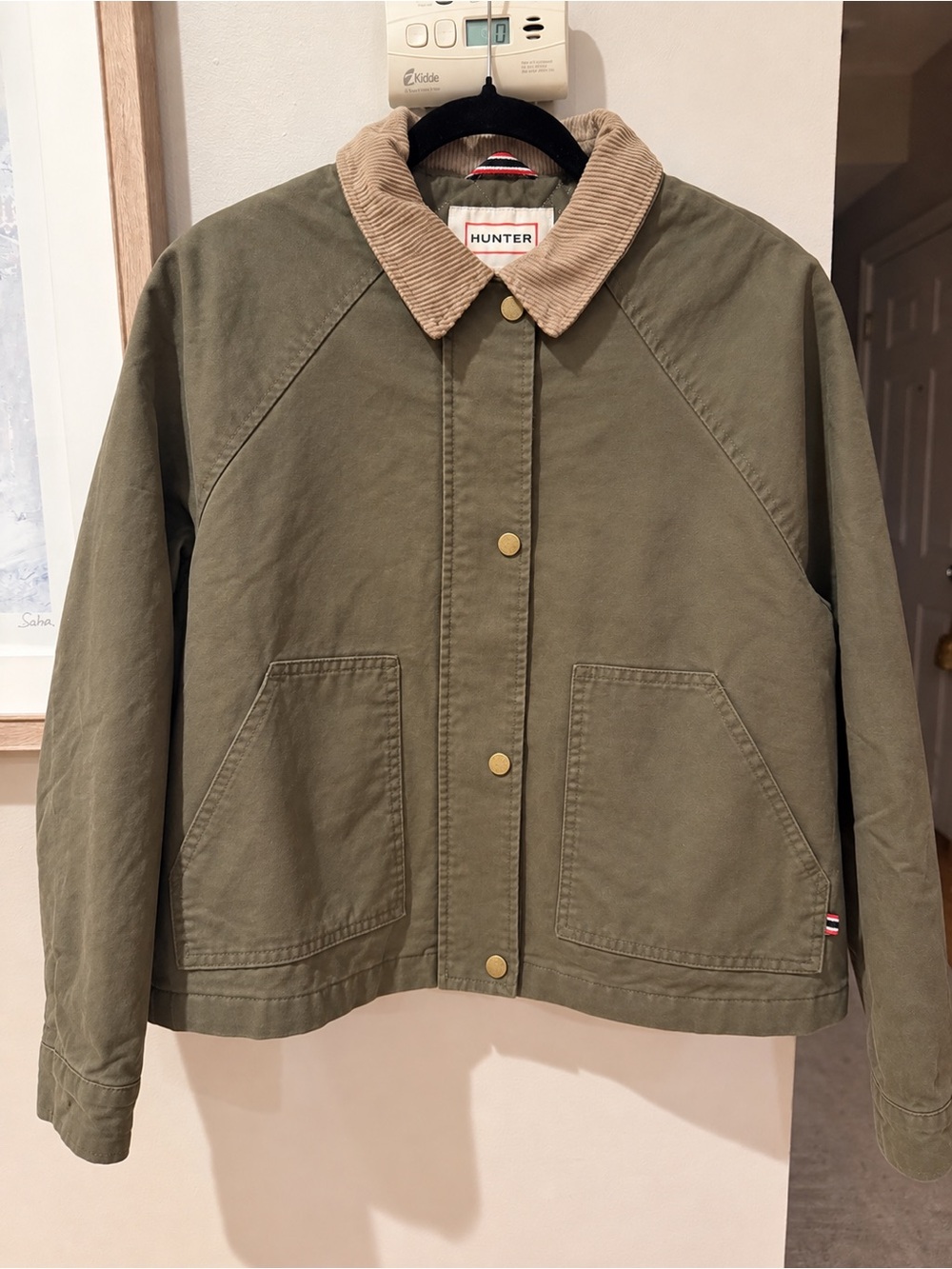 Hunter Women’s Olive Green Oversized Barn Jacket